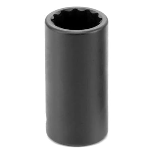 Grey Pneumatic 1112MSD Socket - style: 12mm Semi-Deep - 12 Point