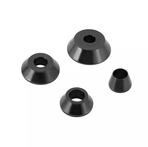 Tire Balancer Accessories, 4PCS Universal Wheel Balancer Standard Taper Cones Kit Wheel Balancer Cone Set,36mm Shaft Coats Standard Vehicle Tool, 1.77" to 5.39" for Car, SUV, Truck