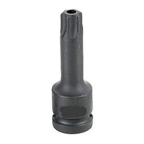 Grey Pneumatic 2140TT Tamper Proof Star Driver Socket - style: TT40 Tamper Proof Star Driver