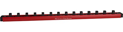Mechanic's Time Savers Lock-A-Socket Tool Organizer: Magnetic Locking Socket Rack, 3/8" Drive Sockets - size: 3/8" Drive Sockets
