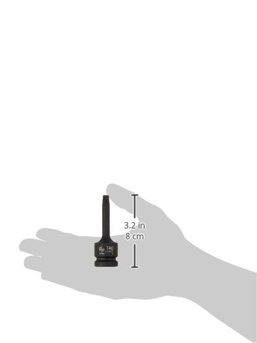 Grey Pneumatic 2140T Hex Key - style: T40 Internal Star Impact Driver
