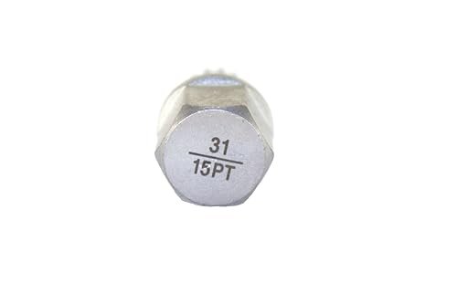 TEMO 31/15Pt Wheel Lock Nut Screw Removal Key Anti-Theft Lugnut Socket S3054 for BMW Vehicles - size: 31/15PT