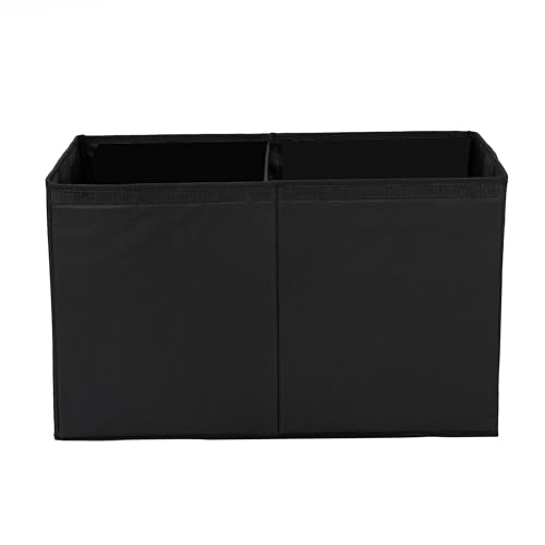AOKJOY Car Trunk Organizer with Lid, 26x13x16 Inches, Black, 600D Oxford Cloth, Collapsible, 83 Liters, Rectangular, for SUV Truck Sedan - color: black