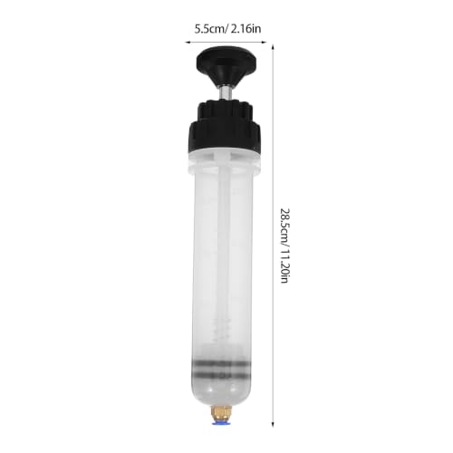 Cabilock Manual Fluid Extractor Pump 200cc Oil-Resistant Automotive Fluid Transfer Tool Precision Control Design Home Garages