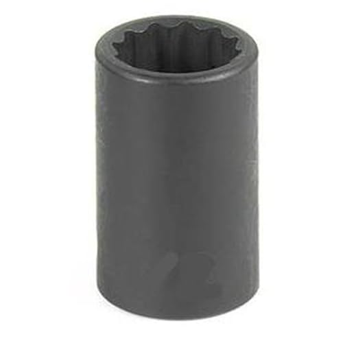 Grey Pneumatic (1112M) 3/8" Drive x 12mm 12-Point Standard Socket - style: 12mm 12 Point Standard