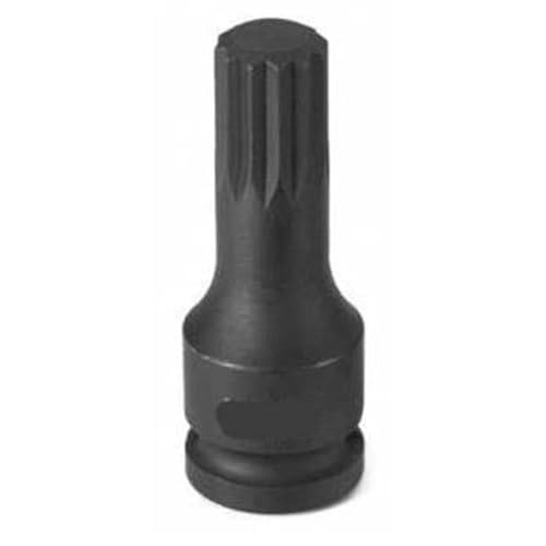 Grey Pneumatic 1110ST Triple Square Driver Socket - style: M10 Tamper Proof Triple Square Driver