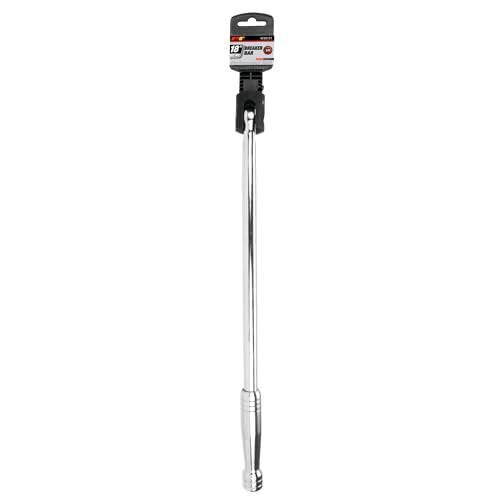 Performance Tool W38121 3/8-in Drive Breaker Bar Home Improvement Hand Tool, Chrome Plated, 18-Inches - style: 3/8" Drive 18" Breaker Bar