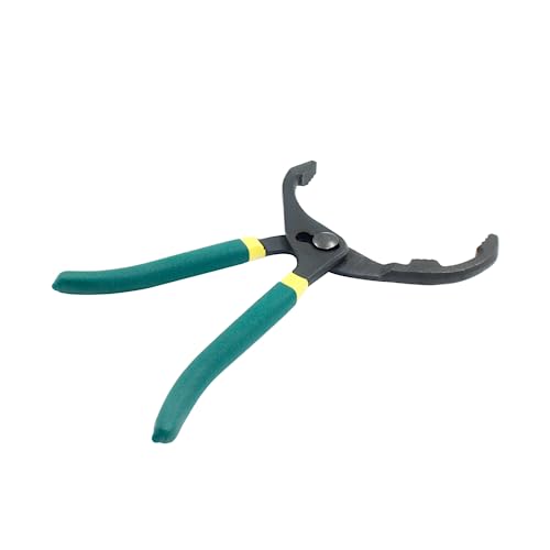 Hitefu 10 Inch Oil Filter Pliers, Adjustable Oil Filter Wrench | No Slipping Oil Filter Removal Tool, For Engine Filters, Cars, Motorcycles and Trucks
