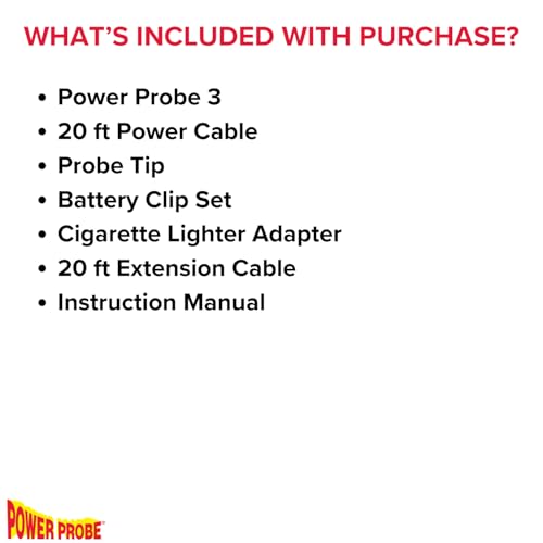 Power Probe 3 Circuit Tester Kit with Case & Accessories (PP319FTCBLK) - color: Black - Limited Edition