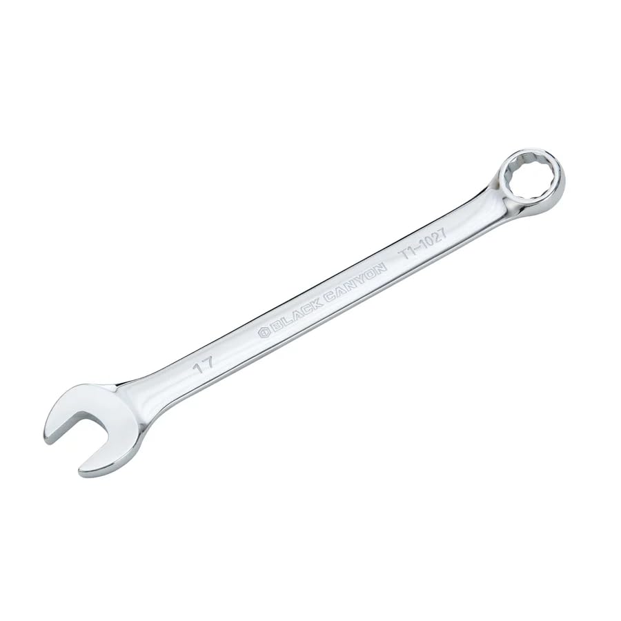 BLACK CANYON 19mm Combination Wrench, 12-Point Box End & Hex Opening (17 mm) - size: 17 mm
