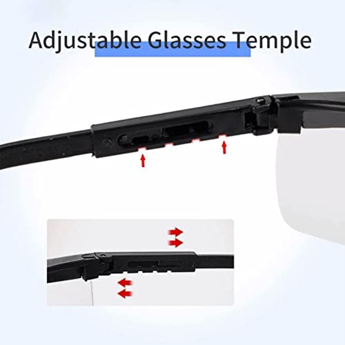 Safety GlassesClear Anti-Fog Goggles Over-Spec Glasses Protective Eye Wear Industrial Approved Wide-Vision(4 PACK)