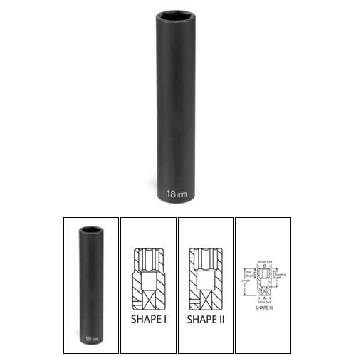 Grey Pneumatic 2025XMD Socket - style: 25mm Extra-Deep