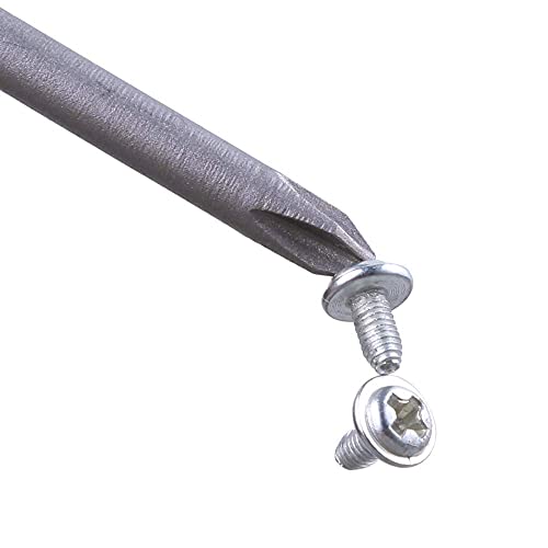 Rocaris 12 Pack 1/4 Inch Hex Shank Long Magnetic Screwdriver Bits Set 4 in Power Tools (Slotted+Cross Head) - size: 12Pcs(Slotted+Cross)