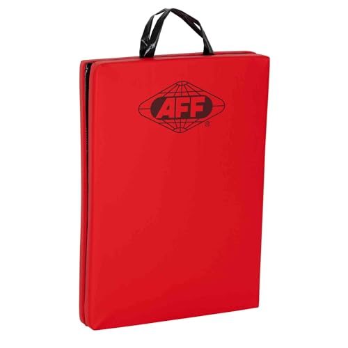 AFF Folding Mechanic Pad - 47" Length Heavy Duty Pad for Lying, Sitting or Kneeling - Chemical Resistant Vinyl Upholstery with Carrying Handle - Garage & Repair Shop Use