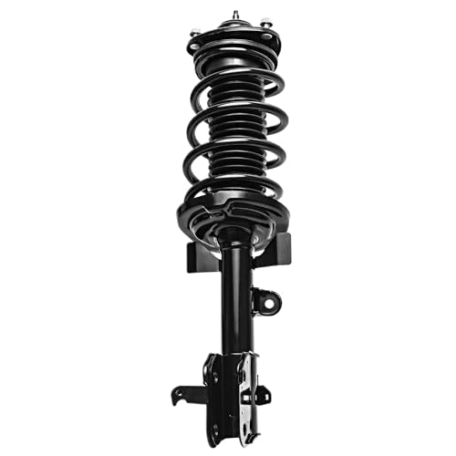Detroit Axle - FWD Struts Shock Absorbers for 2013-2017 Honda Odyssey, 2 Front Struts w/Coil Spring 2 Rear Shocks Absorbers Suspension Kit 2014 2015 2016 Replacement - size: 4A47219/Shock Kit