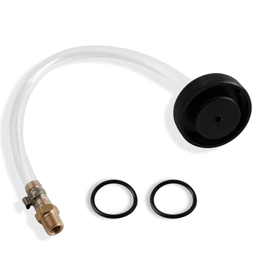 Brake Bleeder Adapter Three Prong 1107 Fits Ford | And Fits many other vehicles with tabbed 2" ID 3 Tab Reservoir Caps
