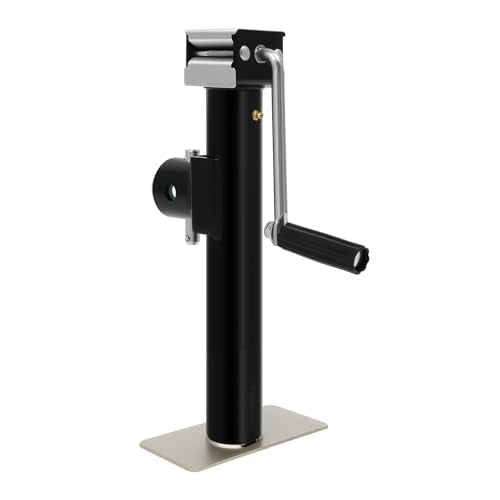 1000 lbs Lifting Jack with 10" Lift Height – Heavy Duty Manual Car Jack, 2204 lbs Static Load Capacity, Stable Base, Q235B Steel, Hand-Cranked Jacks for Tire Change, Garage, Roadside Repair, Black