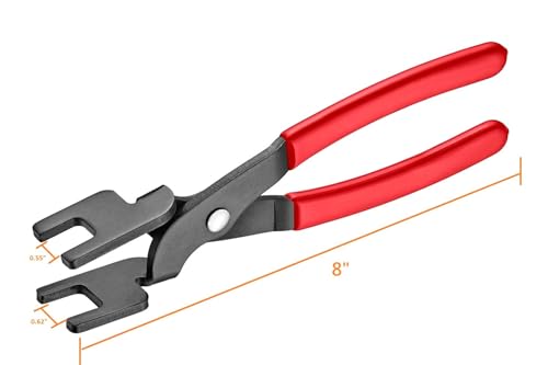 Fuel Line & A/C Line Disconnect Pliers Tool Kit,W/Fuel Line Remover - 1/4", 5/16", 3/8", 1/2", 5/8", 3/4", 7/8"