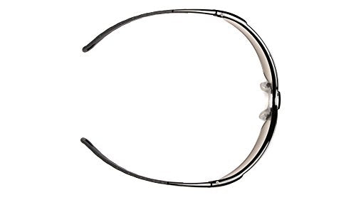 Pyramex Ever-Lite Lightweight Safety Glass Indoor/Outdoor Mirror Lens - color: Gray H2max Anti-fog Lens/Black Frame