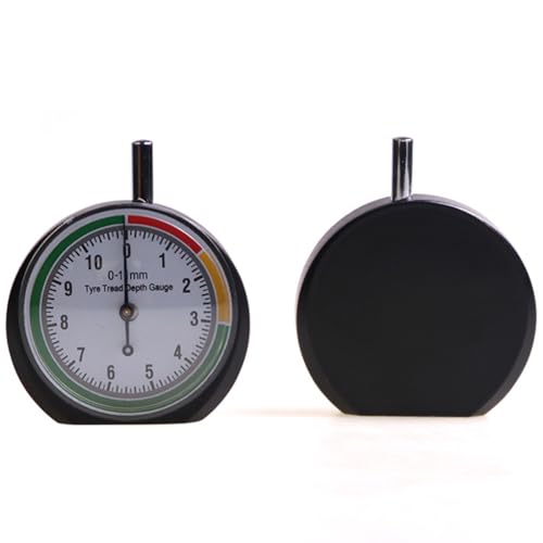 Bittwee Tire Tread Depth Gauge, Stainless Steel Tire Measure Device Tire Measure Tool, Automotive Tools tire Pointer Monitor, Auto Tyre Depth Tester Tread Depth Indicator for Motorcycle Car