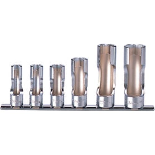 Ko-ken RS3300FN/6 3/8 Sq. Dr. Socket set 8mm-19mm Flare Nut 150mm 6 pieces