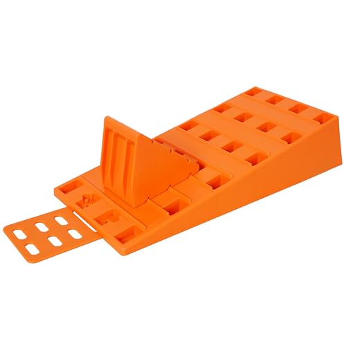 5T Caravan Levelling Ramps, Heavy Duty RV Leveling Ramps Set with 2 Wheel Chocks, Camper Trailer Levelers for Motorhome, Travel Trailer, Camper, with Portable Carry Bag