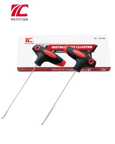 ROTATION 2-Piece Instrument Cluster Removal Tool – Dashboard Pulling Hooks Set for Mercedes-Benz