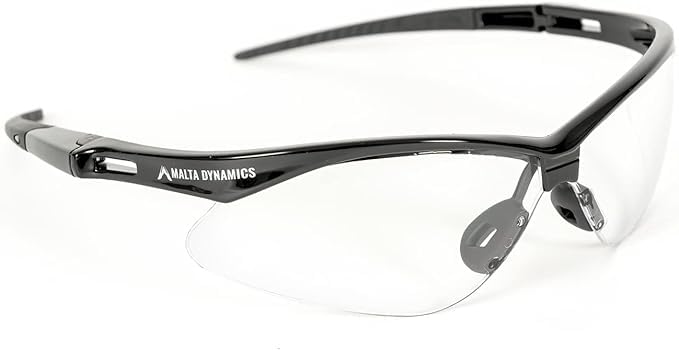 Malta Dynamics APEX Safety Glasses – Anti Scratch and Anti Fog Protection, Construction Safety Glasses for Men and Women, ISEA & ANSI Z87 Compliant (Clear, 36 Pairs) - color: Clear - 36 Pair