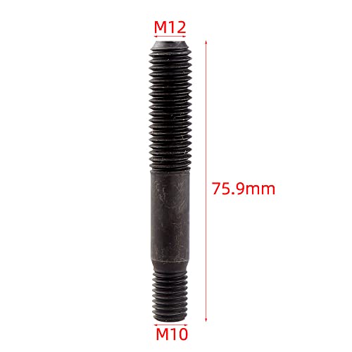 M12 Mandrel 5pcs(with Fixing Nut) Replacement Rod 9900S Air Hydraulic Rivet Nut Tool - color: M12 Mandrels