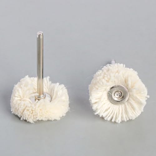 30pcs Cotton Polishing Buffing Wheel for Rotary Tool Polising Kit - Polishing Wheel or Silver Polish Wheel - Watch Polishing Kit - Jewelry Polishing Kit (Thread) - style: Thread