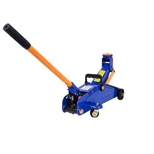 2 Ton Floor Jack, 4,400 lbs Hydraulic Car Jack, Low Profile Heavy Duty Steel Floor Jack for Car & SUV, Single Piston Quick Lift Pump, 5.1"-13" Lifting Range, Garage Jack