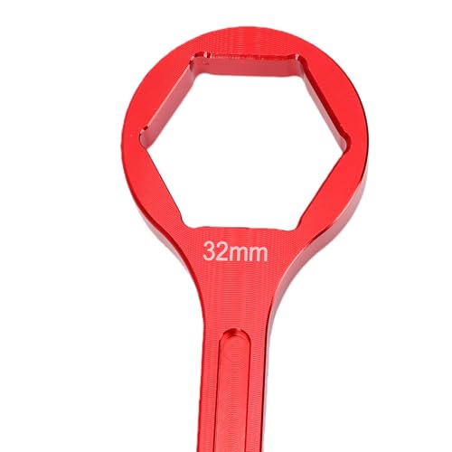 Vikye Motorcycle Tire Changing Tool Kit, CNC Aluminum Axle Nut Wrench and Spoon Lever Set with 10mm 13mm 22mm 27mm 32mm Hex Heads, for Dirt Bike Motocross
