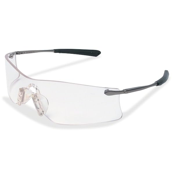 Crews T411G Rubicon Safety Glasses Emerald Mirror, 1 Pair - color: Clear Lens
