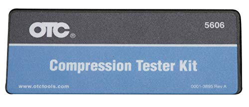 OTC 5606 Compression Tester Kit - Ideal Kit for Compression Testing on Gasoline Engines, Including Domestic/Import Cars, Trucks, Suvs, and Vans, Motorcycles, ATVs/UTVs, Watercraft, and Small Engine