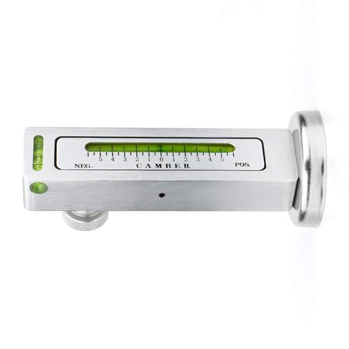 Wheel Alignment Gauge Tool, Magnetic Camber Caster Angle Measuring Tool for Tire and Suspension Adjustment