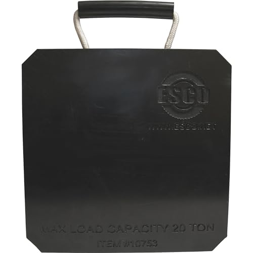20 Ton Cribbing Support Jack Plate for Trailers, Boats, RV, Heavy Vehicle Equipment, Hydraulic Cylinders, Bottle Jacks, Jack Stands - style: 20 Ton