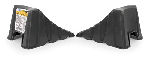 Camco 1 Pack 44418 Dark Gray Wheel Chock-Pack of 2, 1 Pack - style: Nesting Wheel Chock