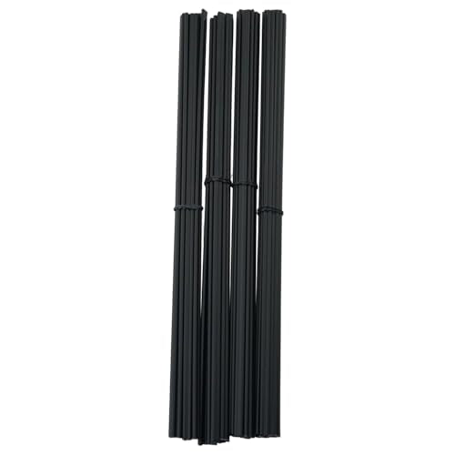 40PCS 9.8 Inch PP Plastic Welding Rods Polypropylene Hot Air Gun Tool for Automotive Bumper Repair Rods Fenders Black