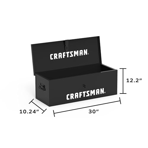 30" Craftsman Utility Box in Black - color: Black