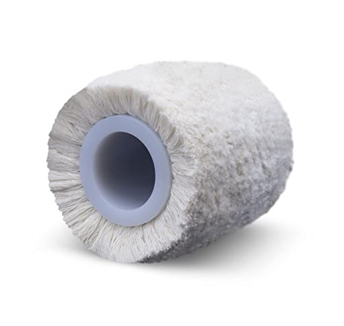 CS Unitec CS2420 Cotton Buffing Wheel, 4" Diameter x 6" Wide - size: 4" x 6"