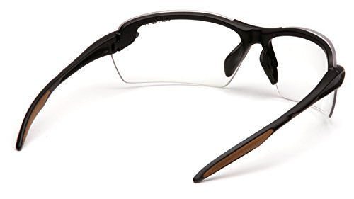 Carhartt unisex-adult Spokane - color: Clear Lens/ Black Frame With Capture Clam Packaging