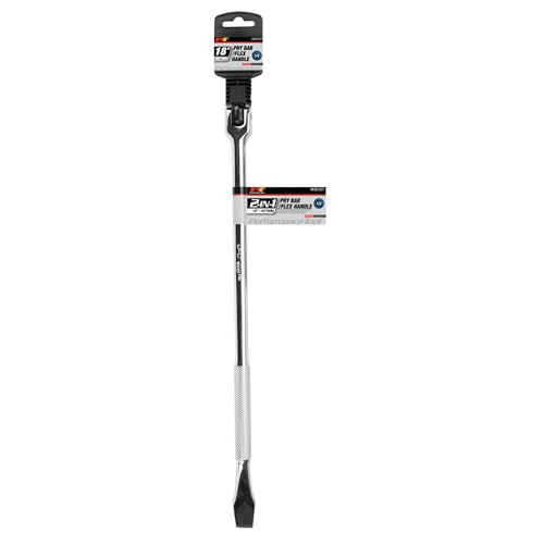 Performance Tool W32127 1/2-in Drive Pry Bar/Flex Handle Home Improvement Hand Tool, Silver, 18-Inches - style: 1/2" Dr Pry Bar/Flex Handle, 18"