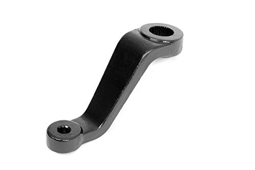 Rough Country N3 Steering Stabilizer for Jeep TJ, YJ, XJ, ZJ & GM - 8731730 & Drop Pitman Arm for 87-06 Jeep Wrangler | 84-01 Cherokee XJ - 6605