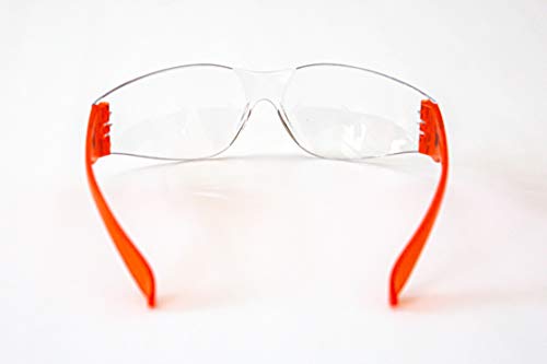 G & F Products 13016-NEW Safety Goggles, 99% Protection Against UV-A, B & C Rays, Impact & Ballistic Resistant, Clear Lenses, 12 Pack - style: Clear Lens 12 Pack Safety Glasses