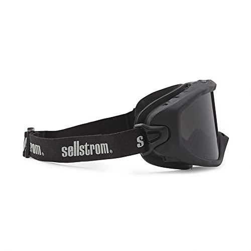 Sellstrom Odyssey II Wildland Fire Safety Goggles - Anti-Fog, Anti-Scratch Eye Protection Goggles for Men & Women - FR Strap, fits over Glasses, ANSI Z87.1 - style: Smoke Lens