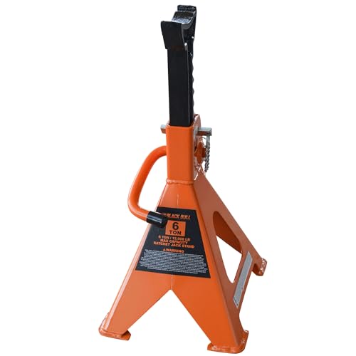 Buffalo Tools JS6SET: 6 Ton Jack Stand Set (2Pk) - size: 6 Ton