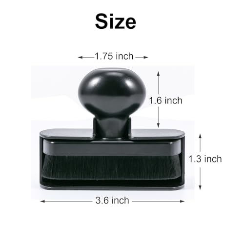 UNIMEIX Tire Shine Applicator Brush Large Vegan Tire Shine Brush with Storage Stand for Vehicles Tire Shine Polish Wax and Car Wash - color: Black