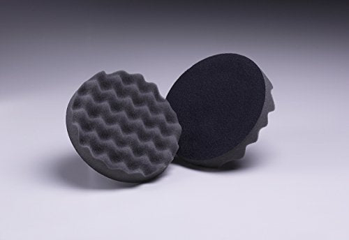3M Perfect-it Foam Hook & Loop Polishing Pad, 3285, 6 in, Black, Buffing Pad, Eliminates Swirl Marks, For Automotive Polishing - size: 6 inch/Hook & Loop