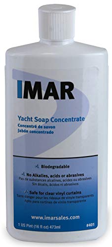 Bundle Includes 16 Ounce Bottles of Imar 301 Strataglass Cleaner, 302 Polish, 401 Yacht Soap with 1 Microfiber Detailing Cloth (4 Total Items)
