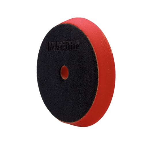 Maxshine 5” Universal High Pro Foam Pad Set – Compatible with DA & Rotary Polishers – Professional Detailing Pad for Heavy Cutting, Cutting, Polishing, & Finishing – Hook & Loop Backing - size: 5", style: Set